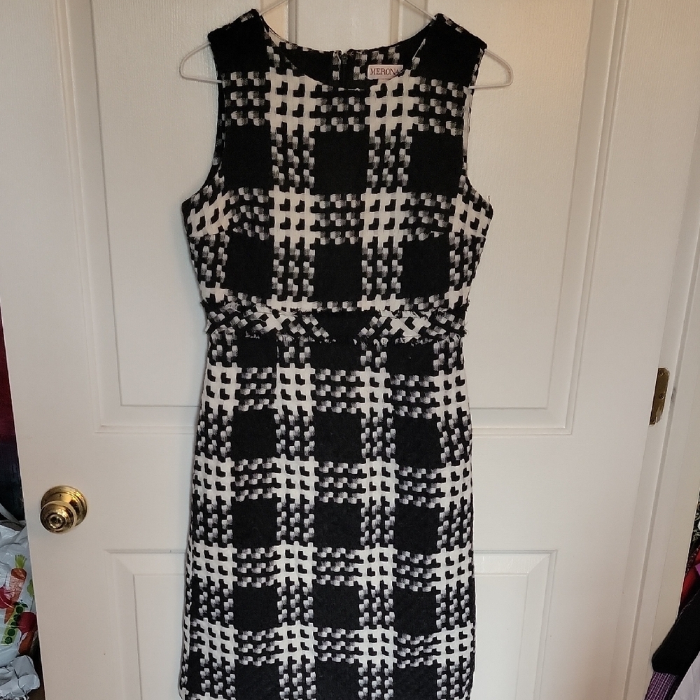 Merona Black and White  Dress